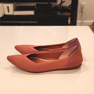 Rothy's flats, salmon, size 6